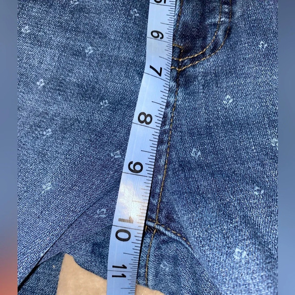 Talbots flawless slim ankle denim flower print jeans - Picture 5 of 8